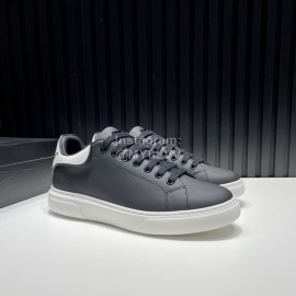 Plein Cowhide Casual Sneakers For Men Black