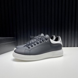 Plein Cowhide Casual Sneakers For Men Black