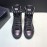 Plein Black Cowhide High Top Shoes For Men 