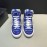 Plein  Camouflage Printing Leather High Top Sneakers For Men Blue