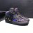 Plein  Camouflage Printing Leather High Top Sneakers For Men Black