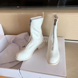 Piero Guidi Fashion Leather High Heel Boots White For Women 