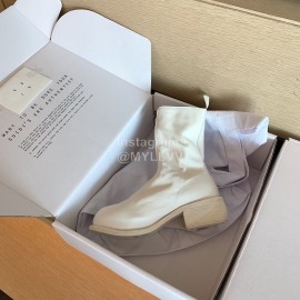 Piero Guidi Fashion Leather High Heel Boots White For Women 