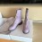 Piero Guidi Fashion Leather High Heel Boots For Women Purple