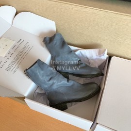 Piero Guidi Fashion Leather High Heel Boots For Women Gray