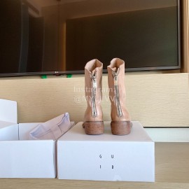 Piero Guidi Fashion Leather High Heel Boots For Women Pink