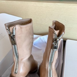 Piero Guidi Fashion Leather High Heel Boots For Women Pink