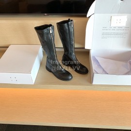 Piero Guidi Fashion Leather Long Boots For Women Black