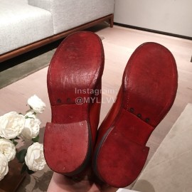 Piero Guidi New Leather High Heel Boots For Women Brownish Red