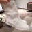 Piero Guidi New Leather High Heel Boots For Women White