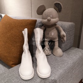 Piero Guidi New Leather High Heel Boots For Women White