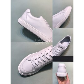 Prada Fashion Leather Casual Sneakers For Men White
