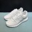 Prada Palm Print Leather Casual Sneakers For Men White