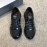 Prada Calf Leather Lace Up Sneakers For Men Black