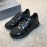 Prada Calf Leather Lace Up Sneakers For Men Black