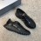 Prada Calf Leather Lace Up Sneakers For Men Black