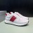 Prada New Palmprint Leather Casual Sneakers For Men Red