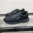 Prada Mesh Cowhide Casual Sneakers For Men Black
