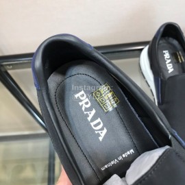 Prada Summer Mesh Cowhide Casual Sneakers For Men 