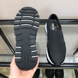 Prada Summer Mesh Cowhide Casual Sneakers For Men 