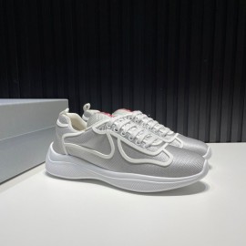 Prada Light Mesh Casual Sneakers For Men Gray