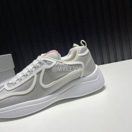 Prada Light Mesh Casual Sneakers For Men Gray