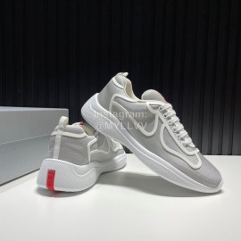 Prada Light Mesh Casual Sneakers For Men Gray