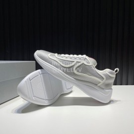 Prada Light Mesh Casual Sneakers For Men Gray