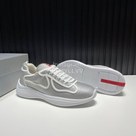 Prada Light Mesh Casual Sneakers For Men Gray