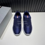 Prada Light Mesh Casual Sneakers For Men Blue