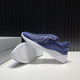 Prada Light Mesh Casual Sneakers For Men Blue