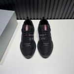 Prada New Cowhide Casual Sneakers For Men Black