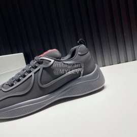 Prada New Cowhide Casual Sneakers For Men Black