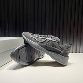 Prada New Cowhide Casual Sneakers For Men Black