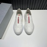 Prada Light Mesh Sneakers For Men White