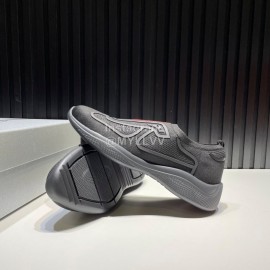 Prada Light Mesh Sneakers For Men Black