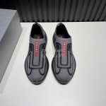Prada Light Mesh Sneakers For Men Gray