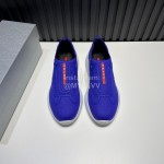 Prada Light Mesh Sneakers For Men Blue