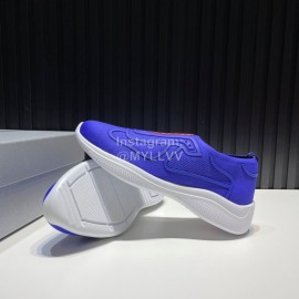 Prada Light Mesh Sneakers For Men Blue