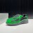 Prada Fashion Cowhide Mesh Sneakers For Men Green