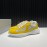 Prada Fashion Cowhide Mesh Sneakers For Men Yellow