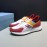 Prada Fashion Cowhide Mesh Casual Sneakers For Men Red