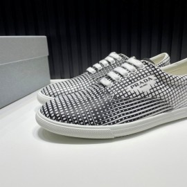 Prada Spring Summer Soft Cowhide Sneakers For Men 