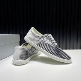 Prada Spring Summer Soft Cowhide Sneakers For Men 