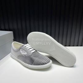Prada Spring Summer Soft Cowhide Sneakers For Men 