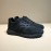 Prada Black Velvet Cowhide Sneakers For Men 
