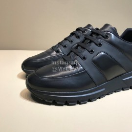 Prada Black Cowhide Sneakers For Men 