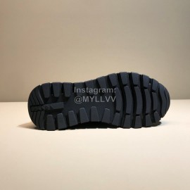 Prada Black Cowhide Sneakers For Men 