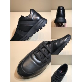 Prada Black Cowhide Sneakers For Men 