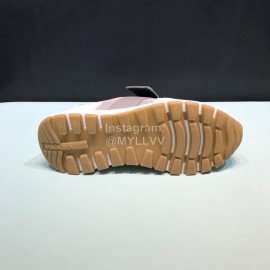 Prada Calf Leather Mesh Velcro Sneakers For Men 